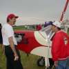 Dave DeWinter gets a checkout from Ron Herron